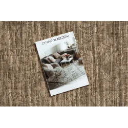 Alfombra de sisal FLOORLUX 20211 en tonos de café, perfecta para interiores
