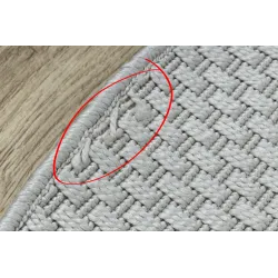 Alfombra TIMO 6272 de sisal resistente, ideal para uso exterior