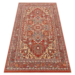 Alfombra LEGEND 468 10 GB300 de lana OSTA - Ornamento, marco exclusivo rojo / beige