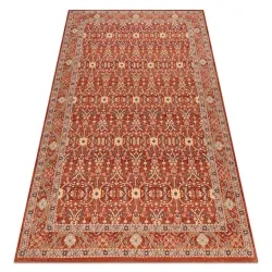 Alfombra LEGEND 468 12 GB300 de lana OSTA - Ornamento, marco exclusivo rojo / beige