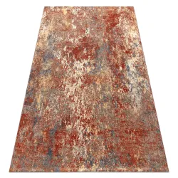 Alfombra LEGEND 468 11 GB990 de lana OSTA - Abstracción exclusiva rojo / beige