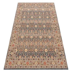 Alfombra LEGEND 468 12 GB500 de lana OSTA - Ornamento, marco exclusivo beige / gris