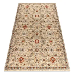 Alfombra LEGEND 468 16 GB620 de lana OSTA - Ornamento exclusivo beige / rojo