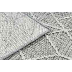 Alfombra JERSEY 19231 gris - suave al tacto, ideal para la sala de estar