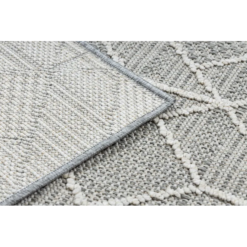 Alfombra JERSEY 19231 gris - suave al tacto, ideal para la sala de estar