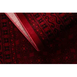 Dywan ORIENT 2958 bordo / czarny Ramka, klasyczny, orientalny, z frędzlami 