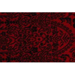 Dywan ORIENT 6039 bordo / czarny Ramka, rozeta, orientalny, z frędzlami 