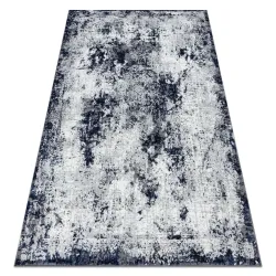 Alfombra ALLURE 1959 Abstracción - Estructurada, elegante, glamour blanco / azul