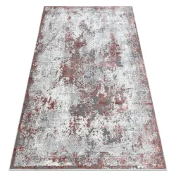 Alfombra ALLURE 1959 Abstracción - Estructurada, elegante, glamour blanco / rosa