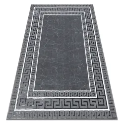 Alfombra ALLURE 1960 Clave griega, marco - Estructurada, elegante, glamour gris