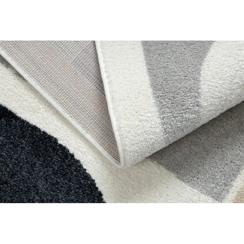Dywan FUSION 0213 biały / ciemny róż - Geometryczny, nowoczesny, abstrakcyjny