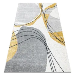 Alfombra FUSION 5868 blanco / amarillo - Líneas, moderna, abstracta