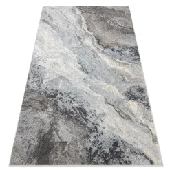 Alfombra FUSION 9613 gris claro / gris oscuro - Mármol, moderna, abstracta