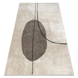 Alfombra FUSION 0808 crema / beige - Geométrica, moderna, abstracta