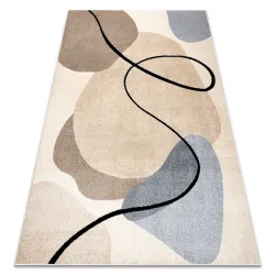 Alfombra FUSION 9213 crema / beige - Geométrica, moderna, abstracta