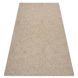 FLAT 49371265 Alfombra de sisal Enrejado - color paja beige natural, cuerda