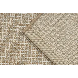 Alfombra de sisal con textura natural, ideal para el dormitorio