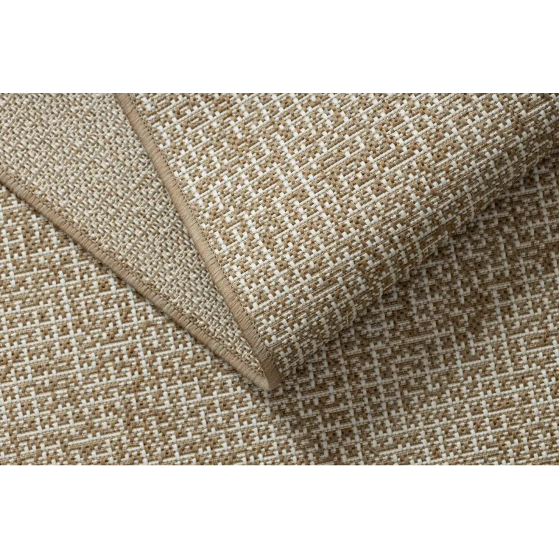 Alfombra de sisal para exteriores, color paja beige natural