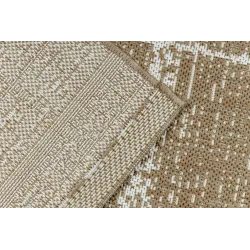 FLAT 48965265 Alfombra de sisal Enrejado vintage, resistente y fácil de limpiar, ideal para habitación infantil