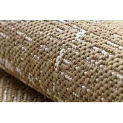 FLAT 48965265 Alfombra de sisal Enrejado vintage, estilo elegante, ideal para interiores modernos