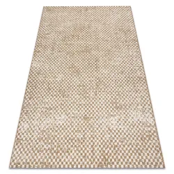 FLAT 48955265 Alfombra de sisal Geométrica - color paja beige natural, cuerda
