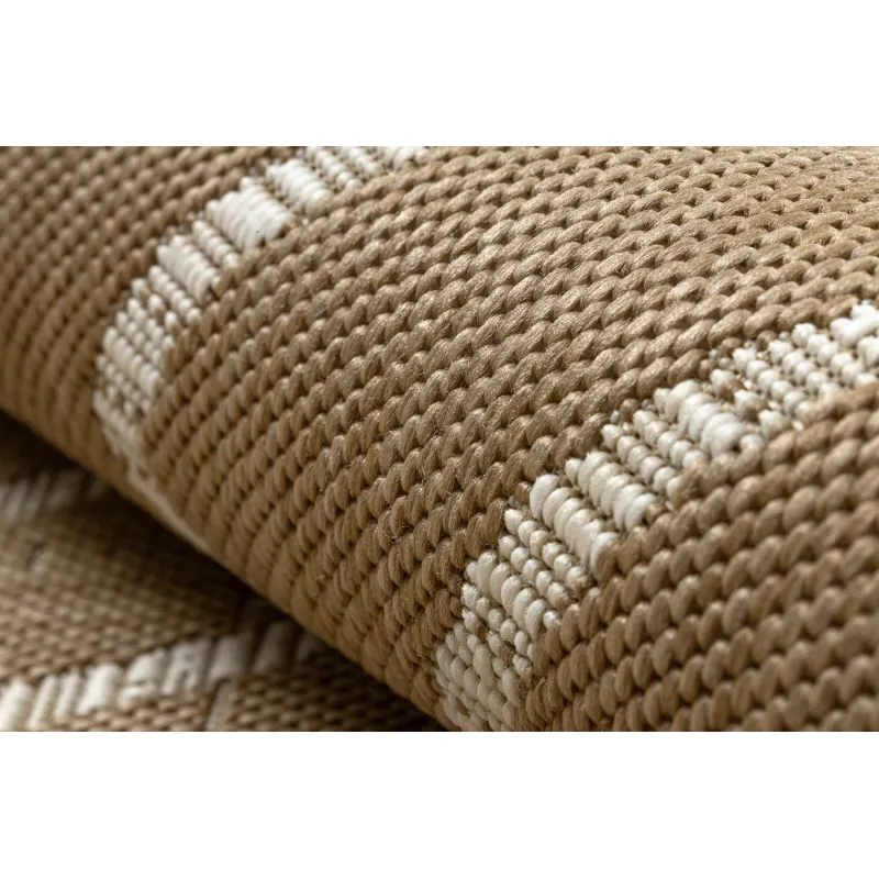 Alfombra de sisal geométrica, perfecta para la habitación de los niños, material resistente
