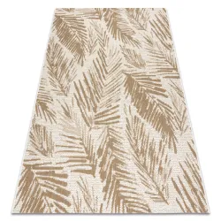 FLAT 48977256 Alfombra de sisal Hojas de palma - color paja beige natural, cuerda