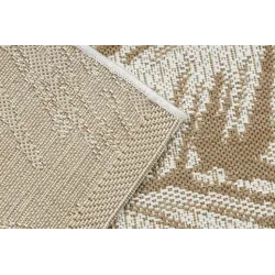 Alfombra de sisal con textura natural, ideal para el dormitorio