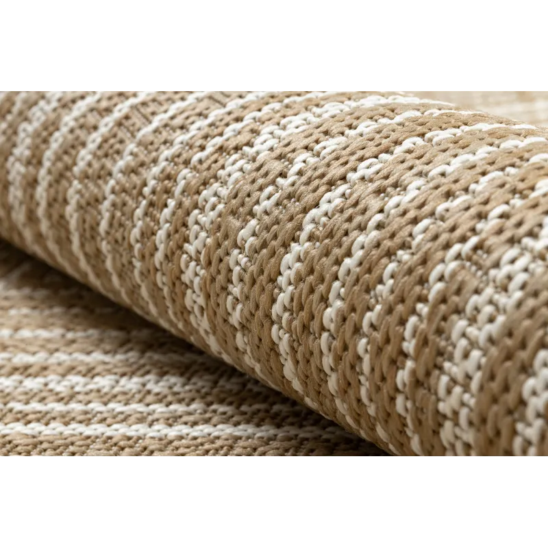 Alfombra de sisal geométrica, ideal para la habitación de los niños, duradera y moderna