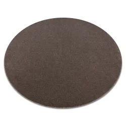 Alfombra ETON PLUS círculo mocca Melange marrón / beige