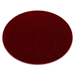 Alfombra ETON PLUS Redonda Melange Rojo / Negro