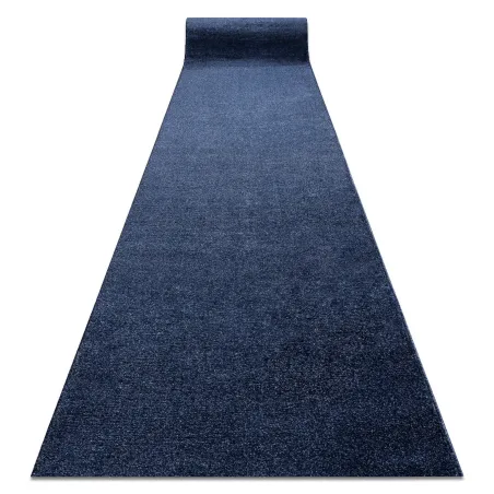 Corredor SOFTY azul oscuro, alfombra moderna de tejido suave