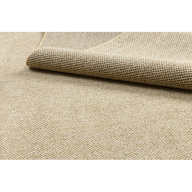 Alfombra rectangular beige polipropileno – vista 2