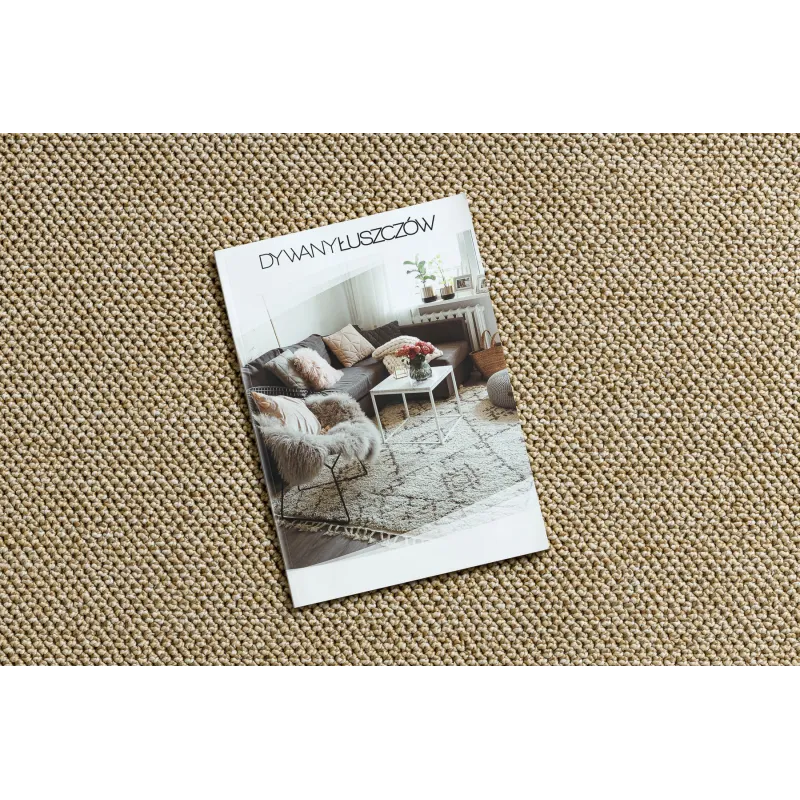 Alfombra rectangular beige polipropileno – vista 4