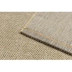 Alfombra rectangular beige polipropileno – vista 5
