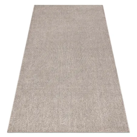 Alfombra marrón de polipropileno 80x150 cm, estilo moderno, ideal para la sala de estar