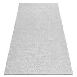 Alfombra Plateada Polipropileno 80x150 cm
