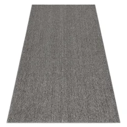 Alfombra Gris Polipropileno 80x150 cm