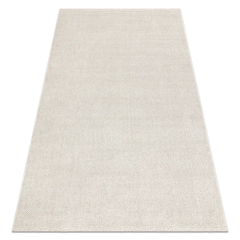 Alfombra crema polipropileno 80x150 cm, diseño moderno, ideal para la sala de estar