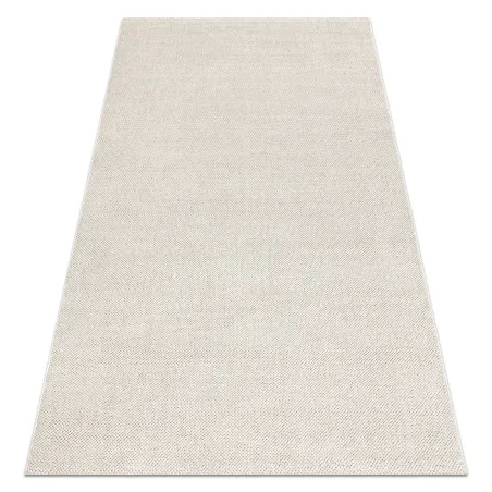 Alfombra crema polipropileno 80x150 cm, diseño moderno, ideal para la sala de estar
