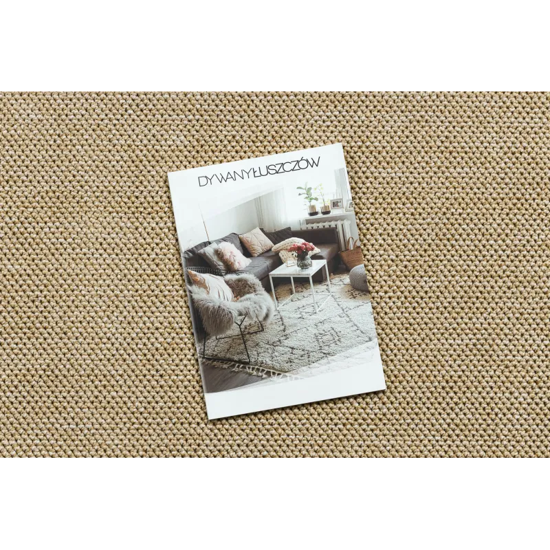 Alfombra Redonda Beige Polipropileno 80 cm – vista 2