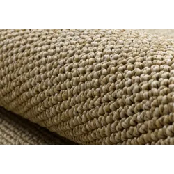 Alfombra Redonda Beige Polipropileno 80 cm – vista 5