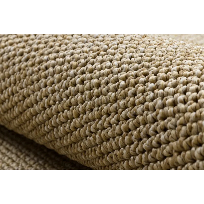 Alfombra Redonda Beige Polipropileno 80 cm – vista 5
