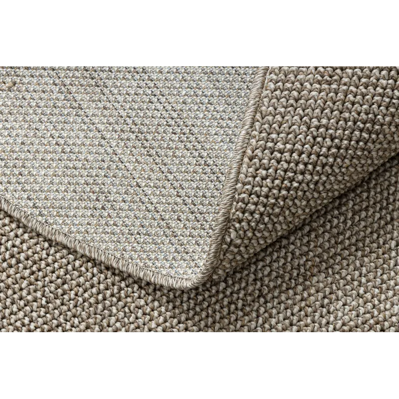 Alfombra Redonda Marrón Polipropileno 80 cm – vista 4