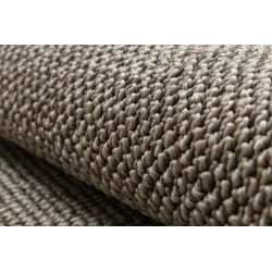 Alfombra Redonda Marrón Polipropileno 80 cm – vista 5