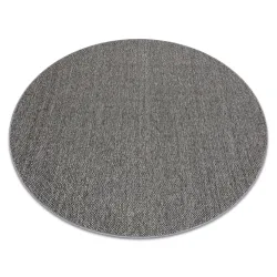 Alfombra Gris Polipropileno Rectangular