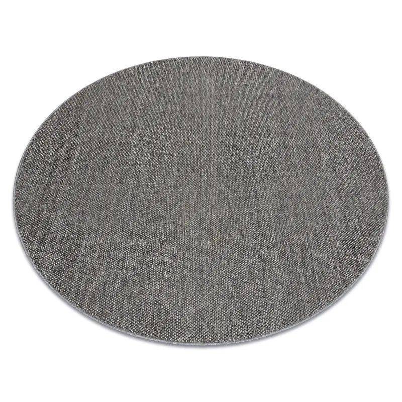 Alfombra rectangular gris de polipropileno, diseño moderno para cualquier espacio