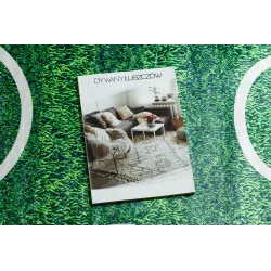 Alfombra BAMBINO 51760 en verde, para niños, diseño de fútbol