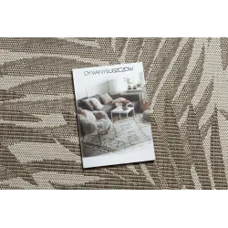 Alfombra de cuerda sisal FLOORLUX 20504 con estilo de selva, elegante y moderno