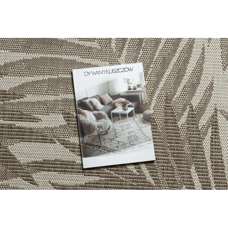 Alfombra de cuerda sisal FLOORLUX 20504 con estilo de selva, elegante y moderno